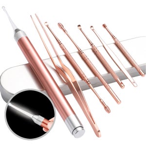 스마트 LED 귀이개 귀파개 젖은 귀 귀밥 귀지 청소 제거기 청소기 클리너 핀셋 후비개