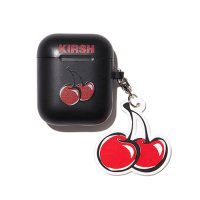 키르시 에어팟케이스 CHERRY KEYRING AIRPODS CASE JA-BLACK