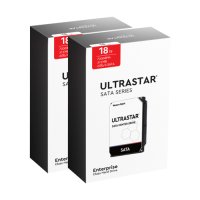 공식인증점 WD ULTRASTAR HC550 18TB 7200RPM 2PACK HDD 울트라스타 18테라 하드디스크 2패키지 CMR 무상 3년 나스용 WUH721818ALE6L4