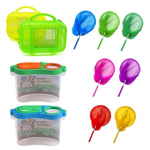 길이조절 잠자리채 곤충채집통 세트 모음전