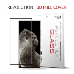 프로텍트엠 갤럭시노트20울트라 레볼루션글라스 3D풀커버 강화유리필름 2매