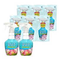 샤프란 꽃담초 섬유탈취제 400ml x 2 + 리필 320ml x 6