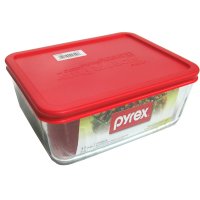 PYREX 파이렉스 미제 사각 레드 사이즈선택