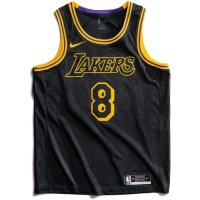 나이키 코비 브라이언트 유니폼 nike Los Angeles Lakers Kobe Bryant Black Mamba City Edition Swingman Jersey