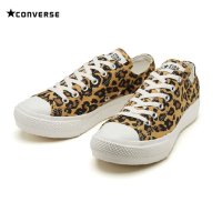 컨버스 CONVERSE 올스타 라이트 호피 레오파드 OX 브라운 캔버스화