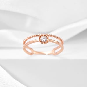 [자체제작] 14K 18K 라이트 1부 다이아몬드 반지 프로포즈링