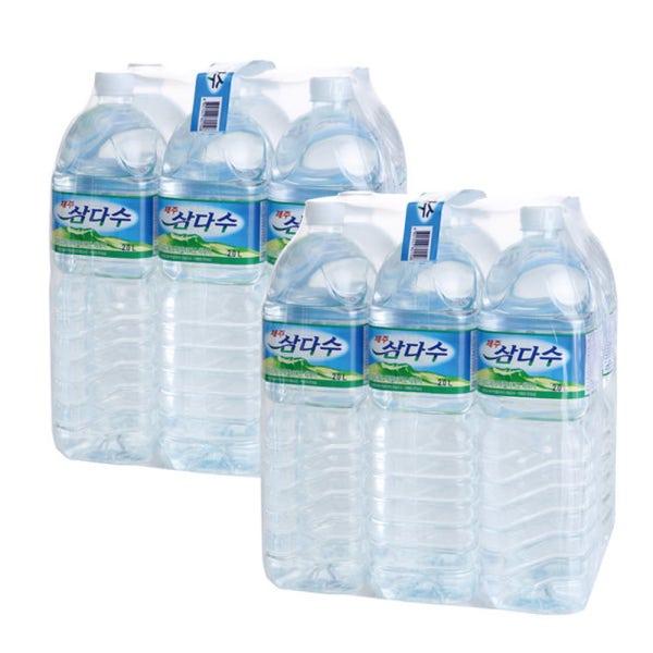 제주 삼다수 2L 12개 먹는샘물 안전한 생수 가정 배달 정기배송 (유라벨/무라벨 랜덤)