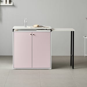 플라망 올데이 확장형 홈바 인테리어 아일랜드 테이블 800