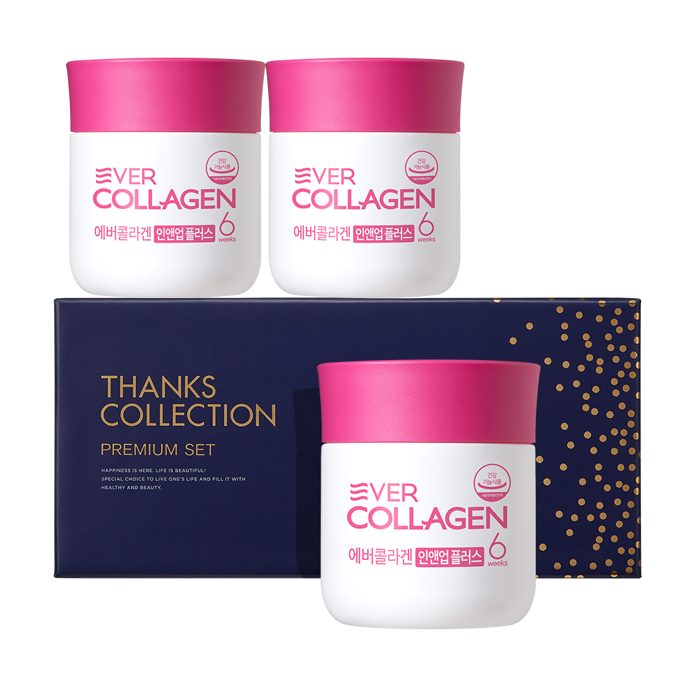[선물세트] 뉴트리 에버콜라겐 인앤업 플러스 18주 GPH 저분자 트리 펩타이드 콜라겐