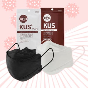 쿠스 KUS 마스크 kf94 50매 피부저자극 k94 홈쇼핑 4중필터