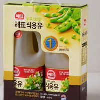 사조대림 해표 식용유 콩100% 대두유 콩기름 대용량 1.9L X 2통