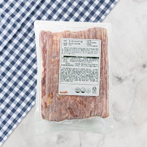 선진 베이컨 오리지널 1kg 냉동 슬라이스 전지베이컨 피자토핑 파스타 볶음밥 샌드위치용 재료