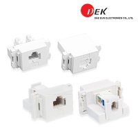 국산 RJ45 키스톤잭 모듈 대각 CAT5E CAT6