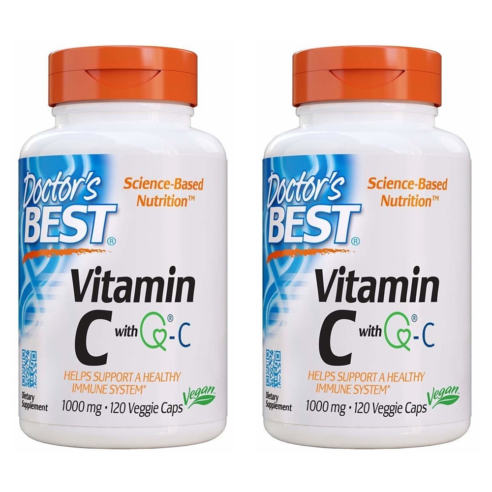Doctor’s Best VitaminC with Quali-<b>C</b> 닥터스 베스트 <b>비타민C</b> 1000mg 120정 2팩