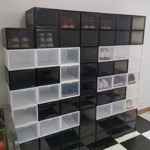 슈케이스 투명 신발보관함 5개 1세트 중형