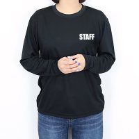 쿨론 STAFF티 매장 유니폼티셔츠 스탭티 직원 가게 유니폼(블랙,남녀공용)