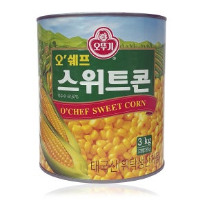 오뚜기 스위트콘 3kg (옥수수콘 업소용 통조림 / 태국산)