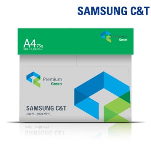삼성 그린 A4용지 복사용지 75g 2500매, 1개