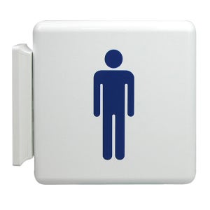 남자그림 돌출 복도 양면 화장실 표지판 아트사인 표찰