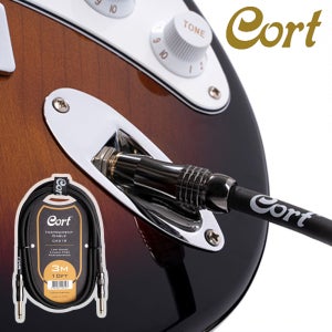 콜트 일렉 베이스 기타케이블 CA518 3m 저잡음 기타잭