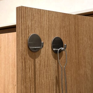 무타공 접착식 후크 벽옷걸이 책가방 아트월 걸이 모자 벽고리 벽걸이 못없이 행거 원형스텐