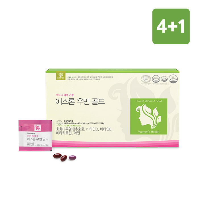 하이리빙 에스론 우먼골드 여성 갱년기 영양제 피로 면역 케어 30포, 5개