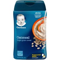 Gerber Single Grain Cereal Oatmeal 거버 싱글 그레인 시리얼 오트밀 8oz(227g) 6팩