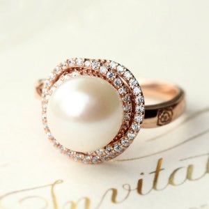 14k 18k 그레이스 혼주 어머니 어버이날 기념일 선물담수 해수 진주 반지