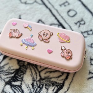 닌텐도 스위치 라이트 귀여운 캐릭터 케이스 파우치 핑크 커비