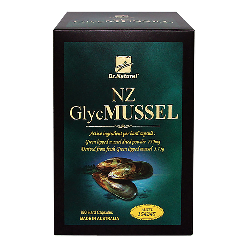 닥터내츄럴 초록홍합 뉴질랜드<b>초록잎홍합 3750</b>mg 180캡슐 NZ GlycMussel
