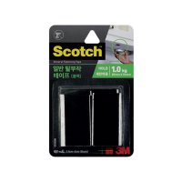 3M 일반 탈부착 테이프 25mm 50mm 4쌍 제한 하중 1kg 찍찍이 벨크로 테이프