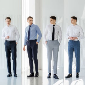 1+1 남자 여름 가을 정장바지 2장(30~38사이즈) 체크 투톤 레이온 링클프리 스판 히든 밴딩 슬랙스 11종 일반~빅사이즈 3.9세컨즈