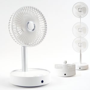 오토반 에어플레인 무선 회전선풍기 캠핑용 휴대용 사무실 탁상용 5200mA