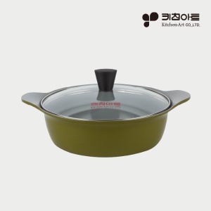 키친아트 마일드 세라믹 전골냄비 24cm