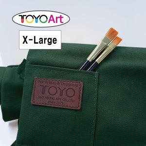 TOYO 토요 미술용앞치마 다용도작업용 그린 XL