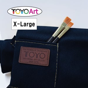 TOYO 토요 미술용앞치마 다용도작업용 블루진 XL