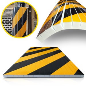 코너보호대 곡선 절개형 에코폼 코너 쿠션 가드 접착식 원형 기둥 주차장 모서리 벽면