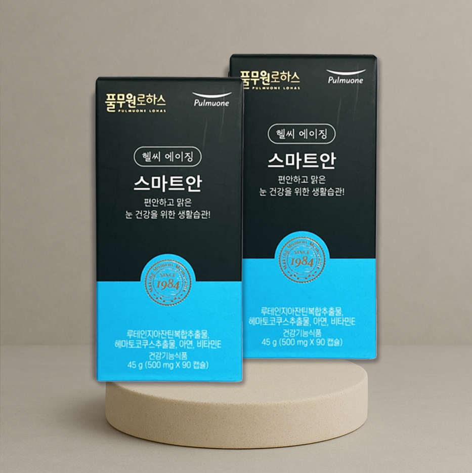 풀무원로하스 스마트안 3개월분 x 2 6개월분 마스크팩선물