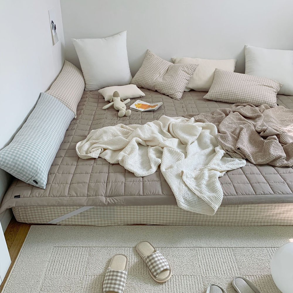 패밀리침대패드-NEW이음선이 없는 호텔느낌 침대패드(사이즈맞춤가능/3colors)