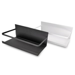 냉장고 자석선반 벽선반 마그네틱 1단 블랙 화이트 조미료 양념통