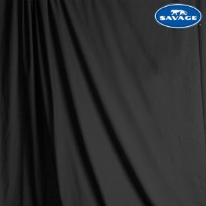 SAVAGE 사베지 무반사 모슬린 배경천 블랙