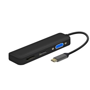 가이라 썬더볼트3 C타입 멀티허브 DP HDMI VGA 포트 3in1 썬더볼트