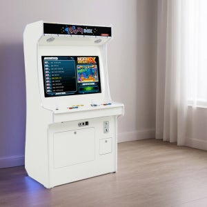 노리박스 32 스탠드형 오락실 레트로게임기 화이트 오락기 DX팩