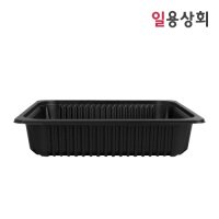 실링용기 JH 23195 600개 검정 일회용 포장 용기