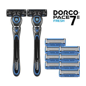 도루코 면도기 페이스7 7중날 면도대2개+면도날10개