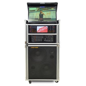 금영 KYG-2121 이동식노래방 LED 모니터 세트 로렌드 DSP보드 탑재 최신곡 포함