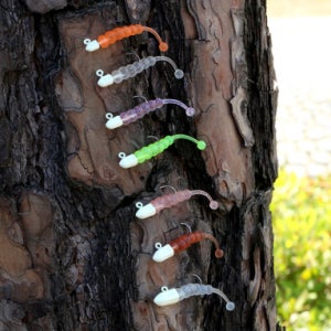 다미끼 워프 1.8인치 WARP 웜 / 볼락 갈치 루어 지그헤드리그