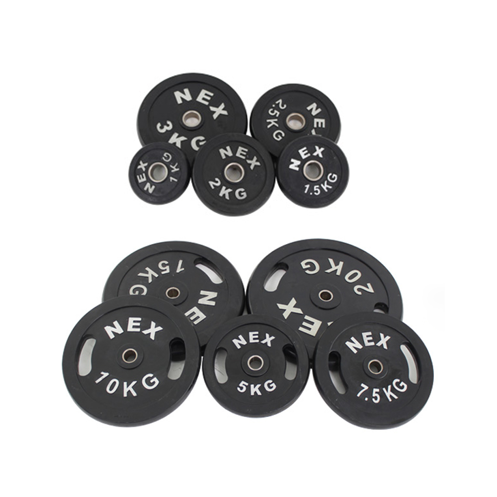 헬스 경량원판 고무 덤벨 바벨 원판 헬스장 15kg