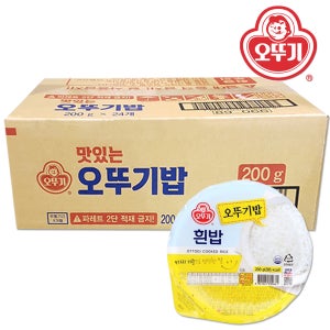 오뚜기 맛있는 오뚜기밥 흰밥 200g 24개 한박스 즉석밥