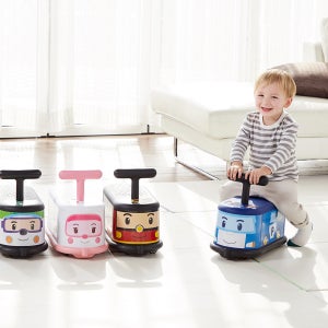 야야 폴리 붕붕카 롤링카 무소음붕붕카 푸쉬카 유아 어린이 아이 엠버 로이